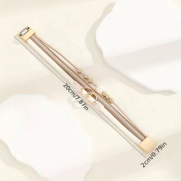 Bohemian Layered Bracelet - Picture 3 of 6